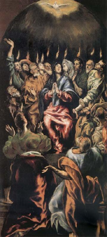 El Greco Pentecostes Sweden oil painting art